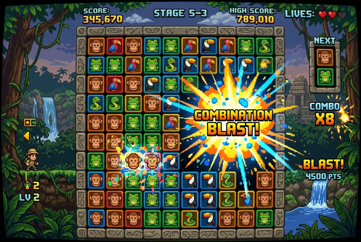 Animal Blast Gameplay