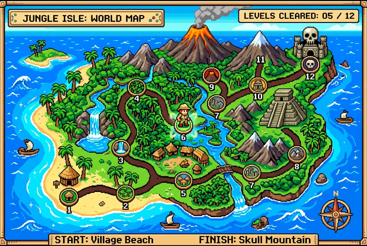 Animal Blast Level Select