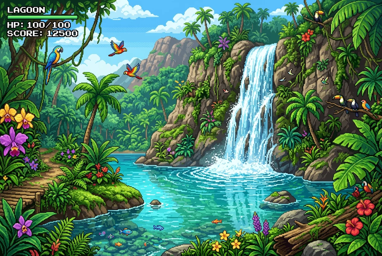 Waterfall View