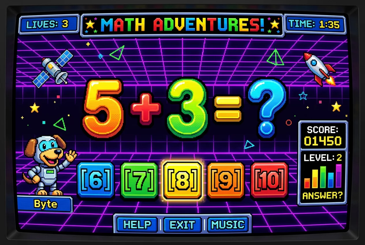 Kiddy Math 90s Pelitilanne